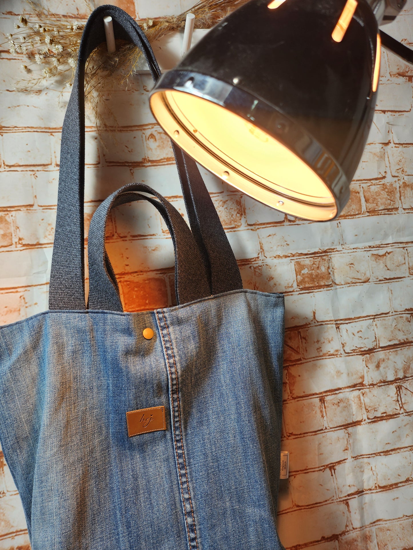 Shopper Jeans "hej"