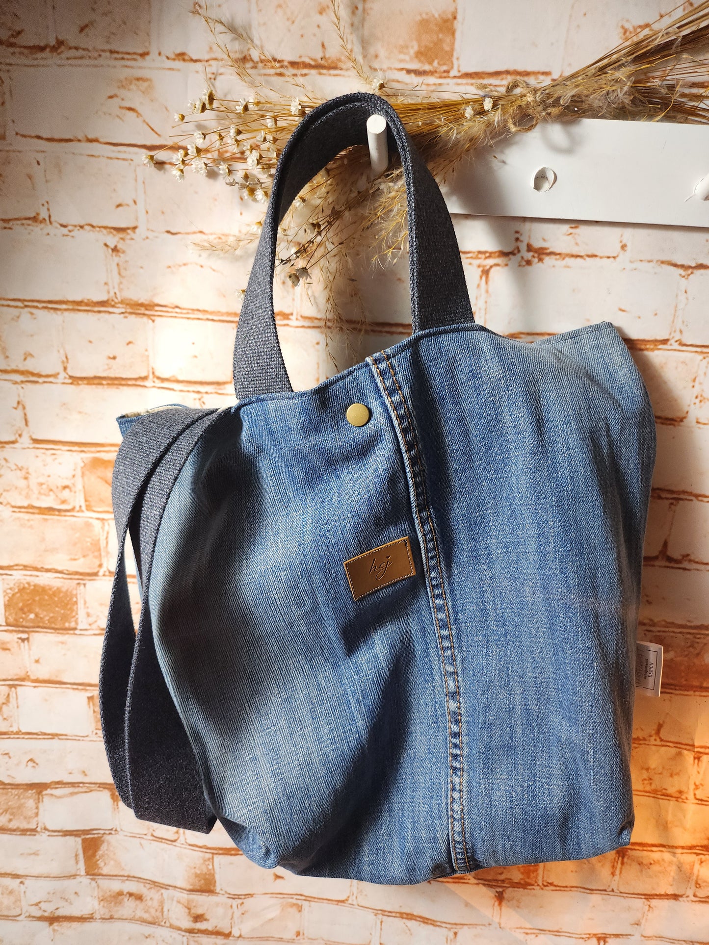 Shopper Jeans "hej"